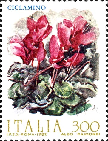 Collana Ciclamino (francobollo Italia 1980)