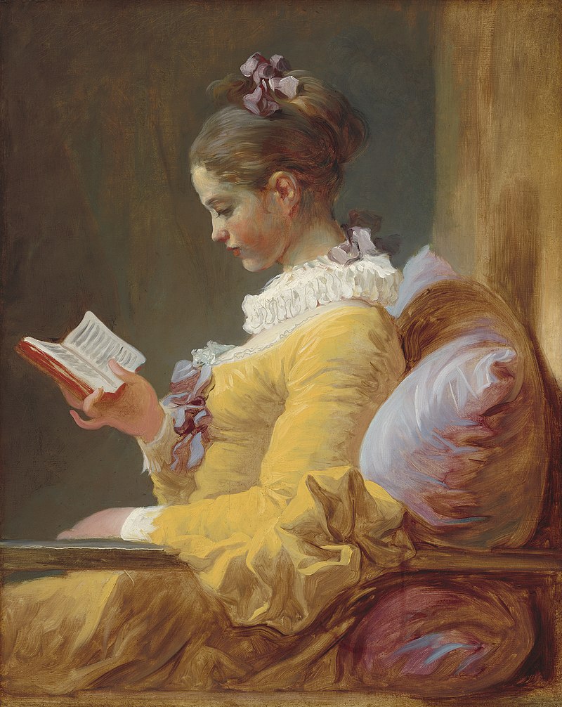 Spilla "La Lettrice" - Fragonard