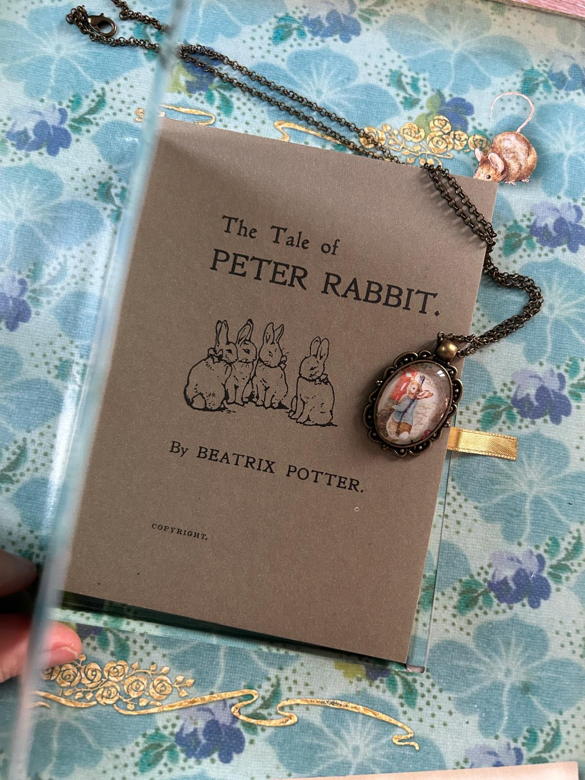 Collana Peter rabbit che spedisce una lettera